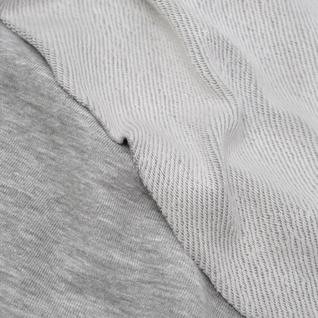 Luxe Cotton Blend French Terry - Heather Grey