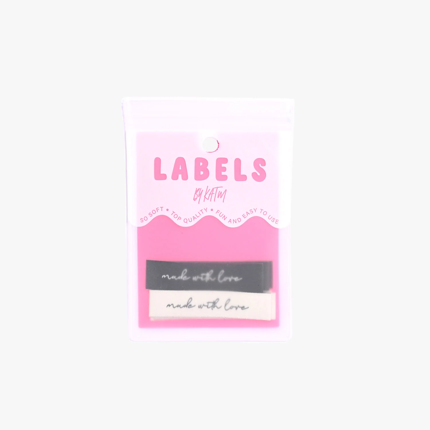 MADE WITH LOVE Woven Labels - Image 2
