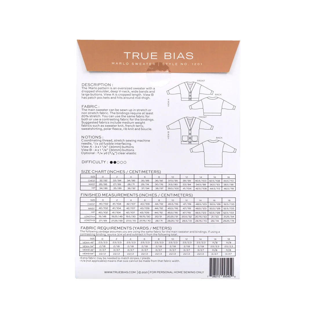 Marlo Sweater - True Bias, Size 0-18 - Image 7