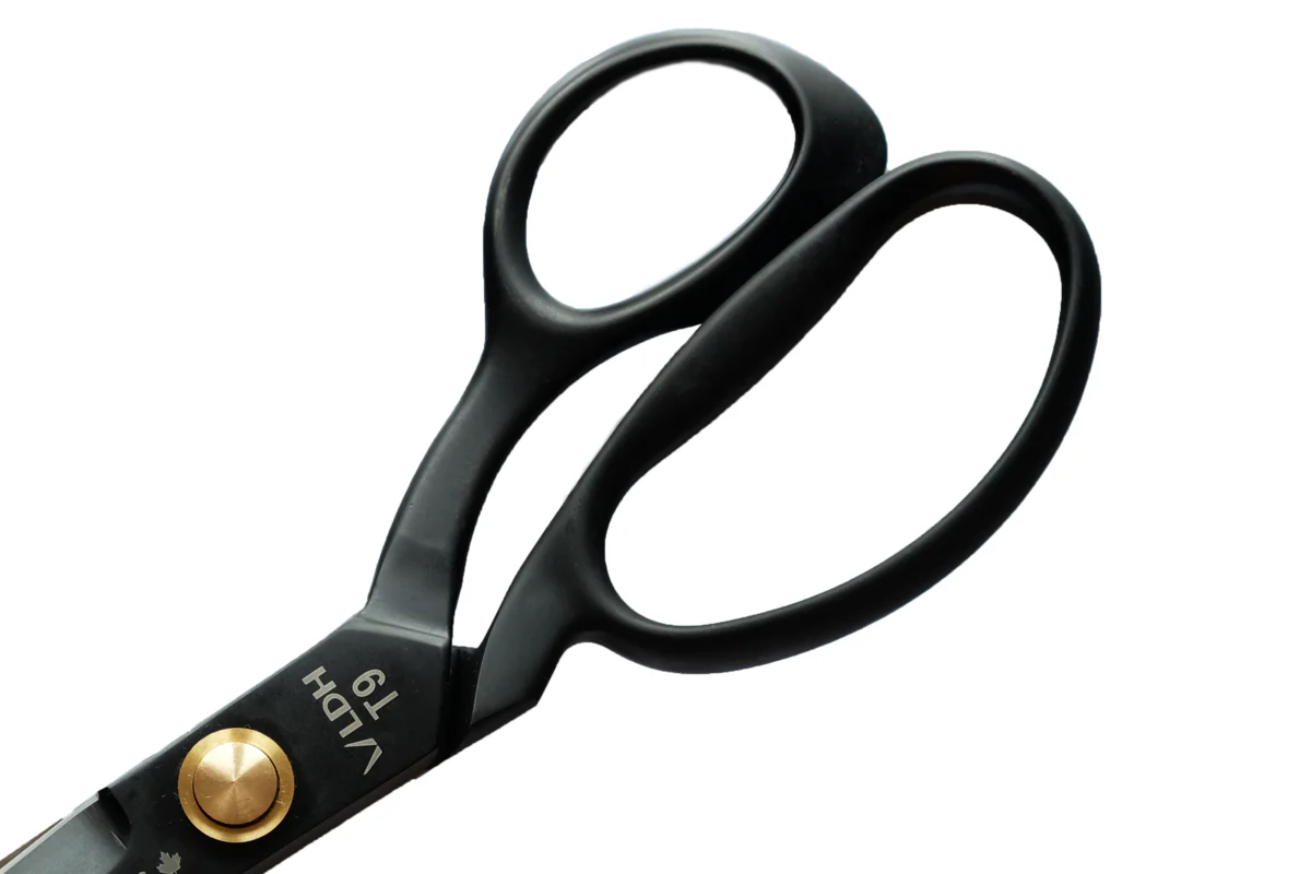 Matte Black 9.5" Fabric Shears - LDH Scissors - Image 4