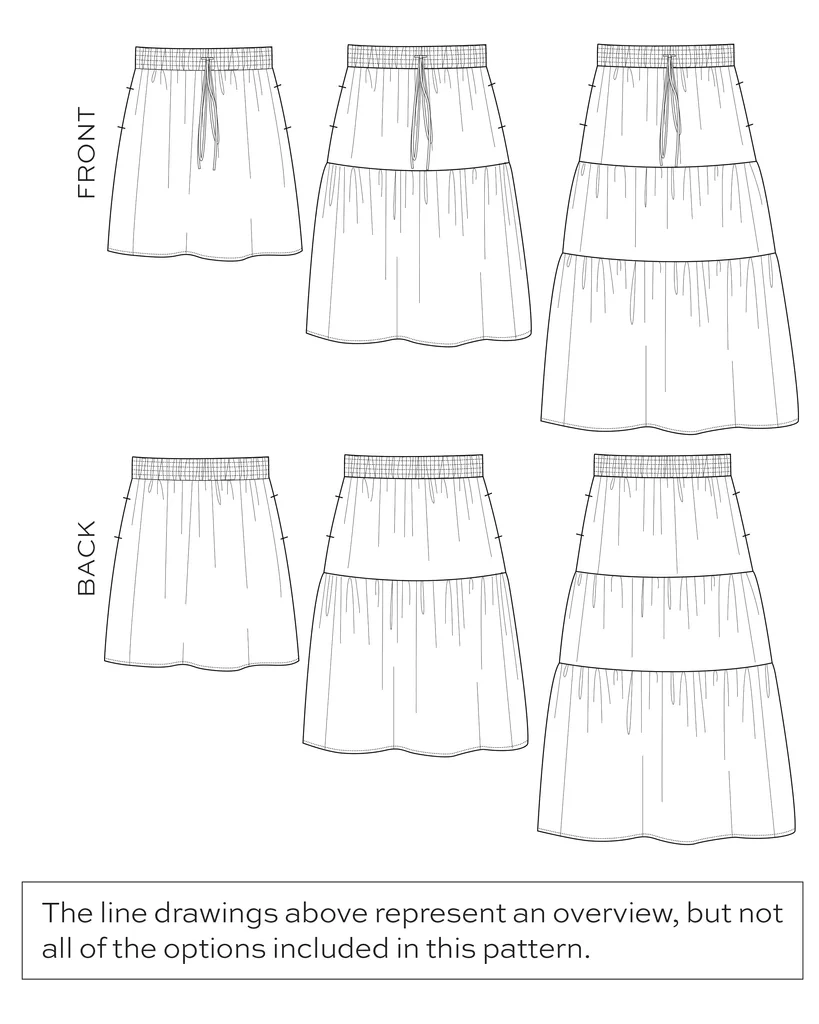 Mave Skirt - True Bias, Size 14-30 - Image 5