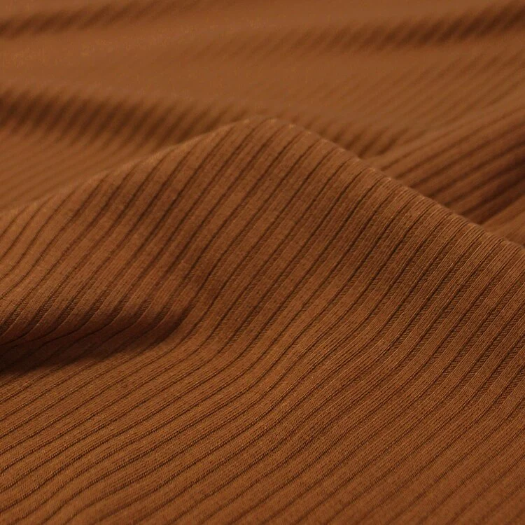 Medium Weight Bamboo Rib Knit - Penny