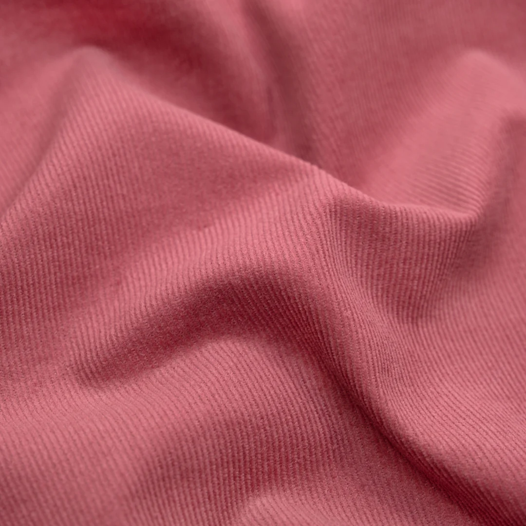 Micro Cotton Corduroy Shirting - Bubblegum