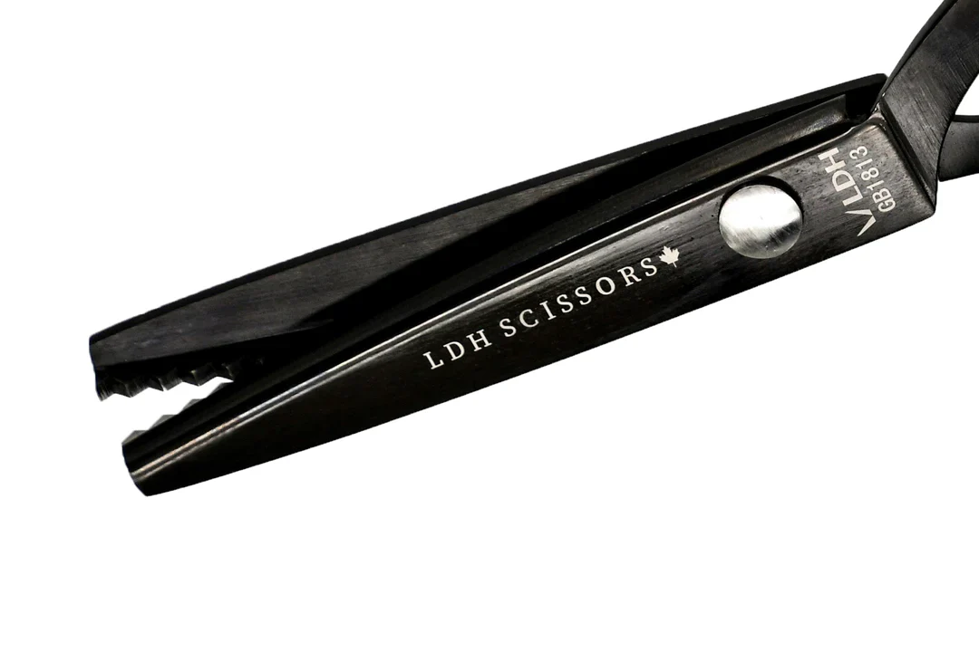Midnight Edition 9" Pinking Shears - LDH Scissors - Image 3