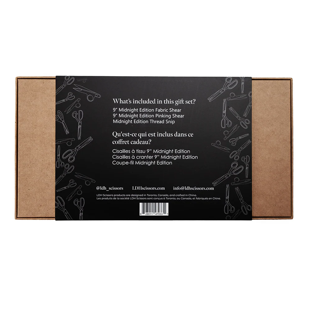 9" Midnight Edition Gift Set - LDH Scissors - Image 4