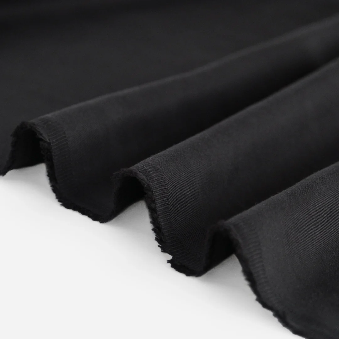 Midweight Lyocell Twill - Black - Image 2