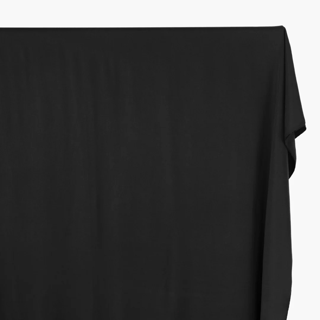 Midweight Lyocell Twill - Black - Image 3