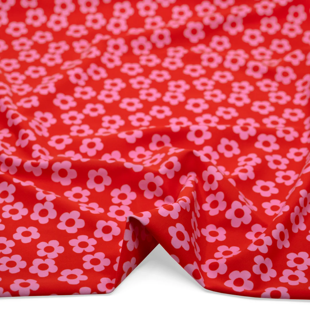 Mini Buttercup Recycled Nylon Swim Tricot - Sweet Tart