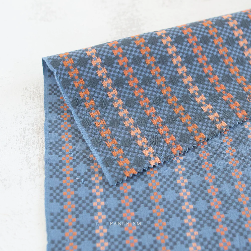Mosaic Cotton - Blue - Image 2