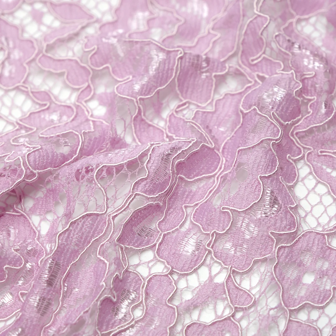 Nightingale Corded Lace - Lilac Luster