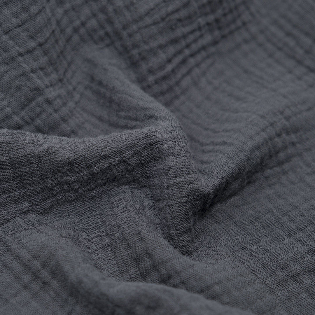 Organic Cotton Double Gauze - Ash