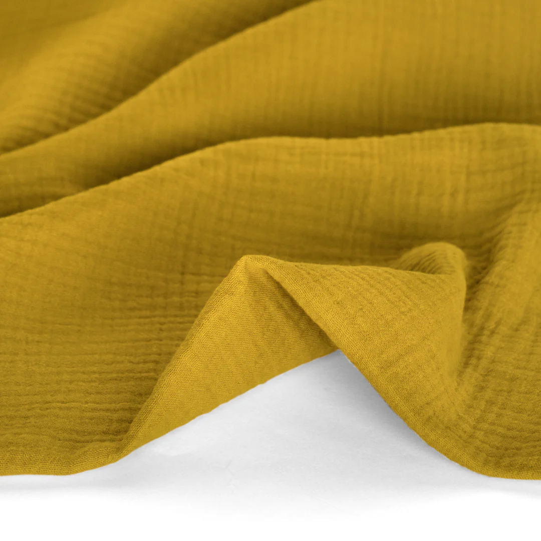 Organic Cotton Double Gauze - Citron