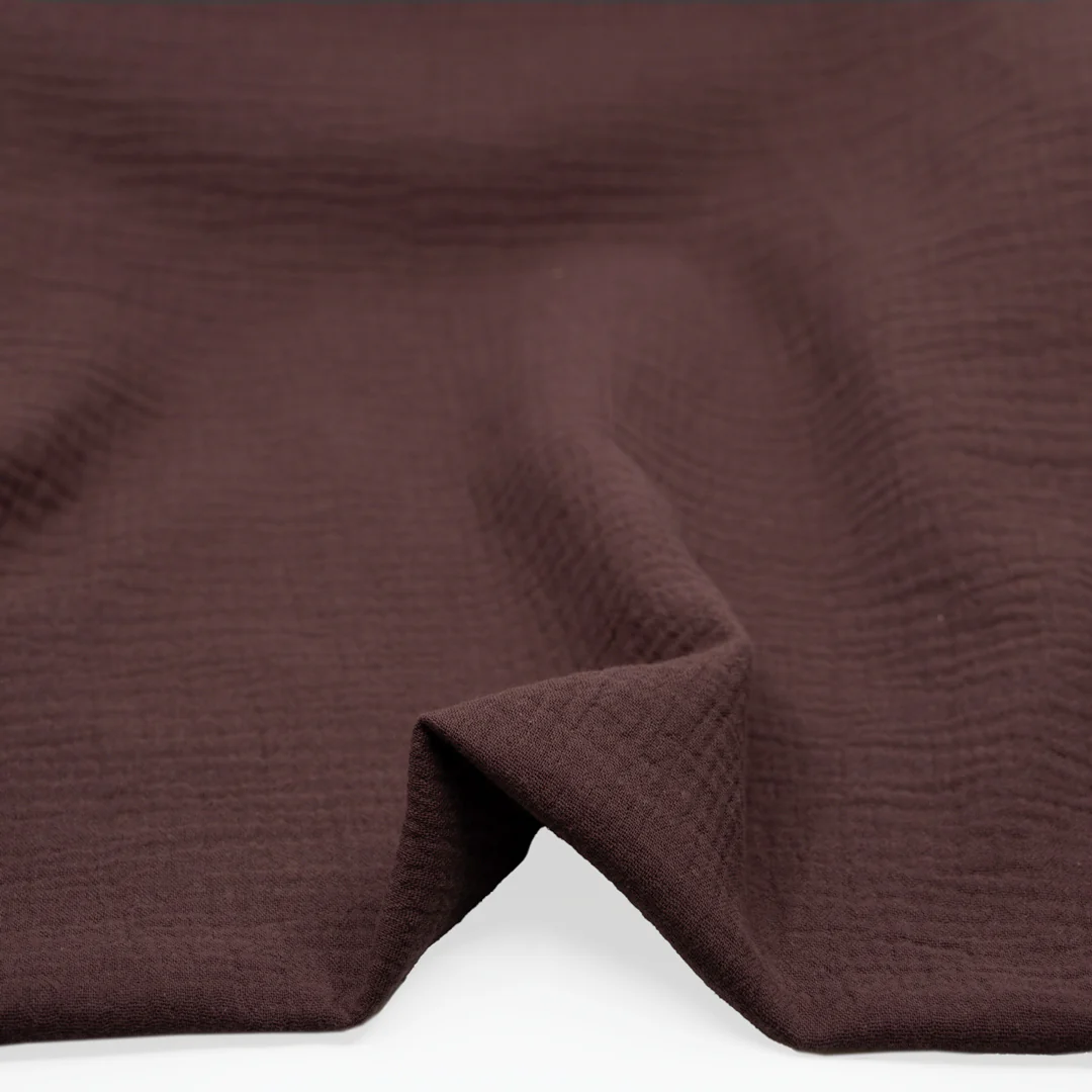 Organic Cotton Double Gauze - Dusty Mauve - Image 2