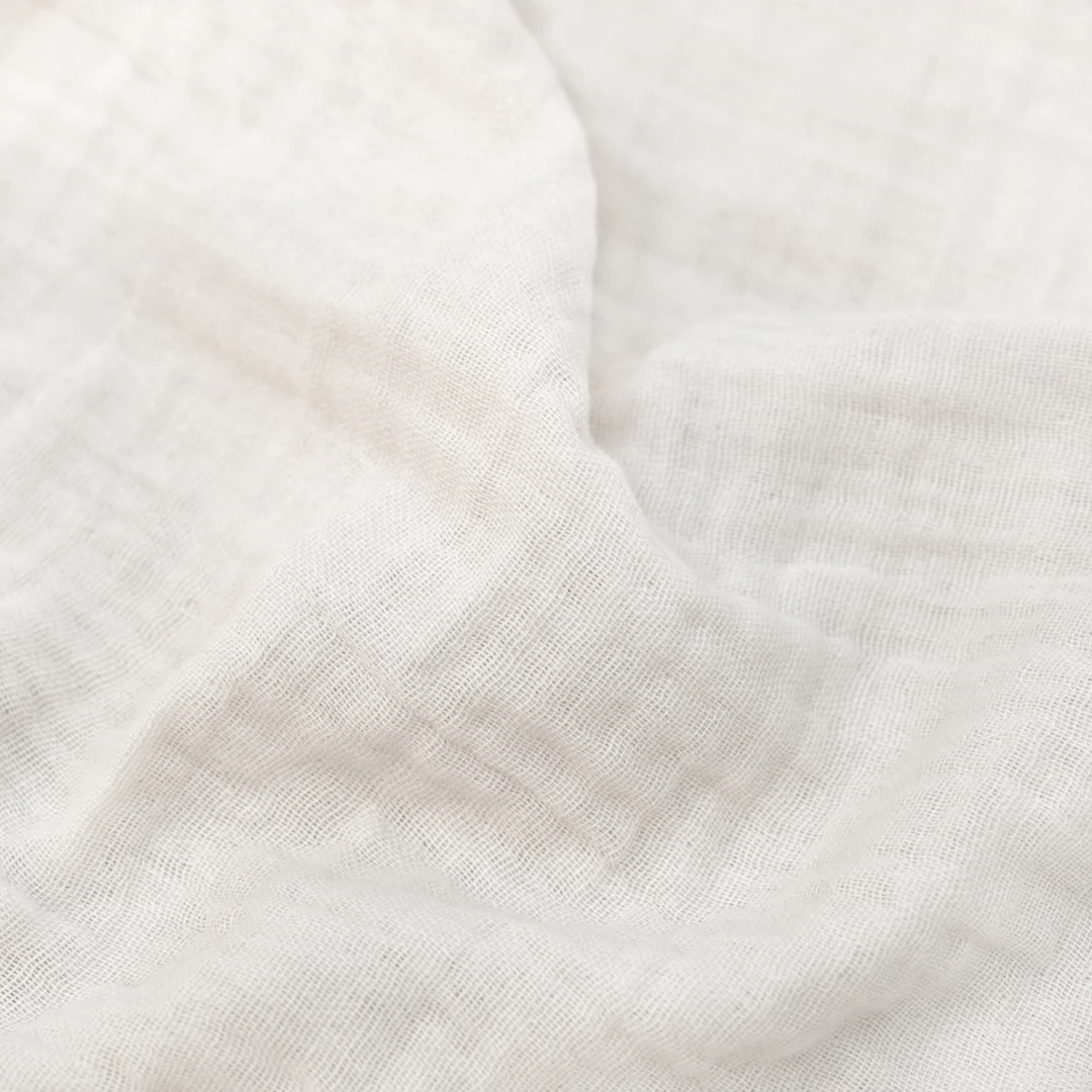 Organic Cotton Double Gauze - Ivory