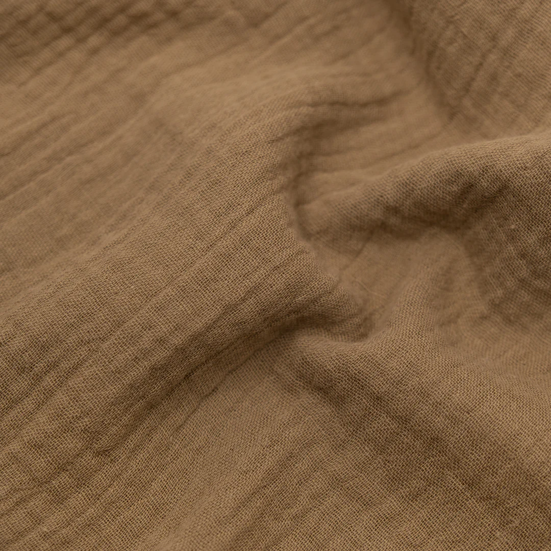 Organic Cotton Double Gauze - Latte
