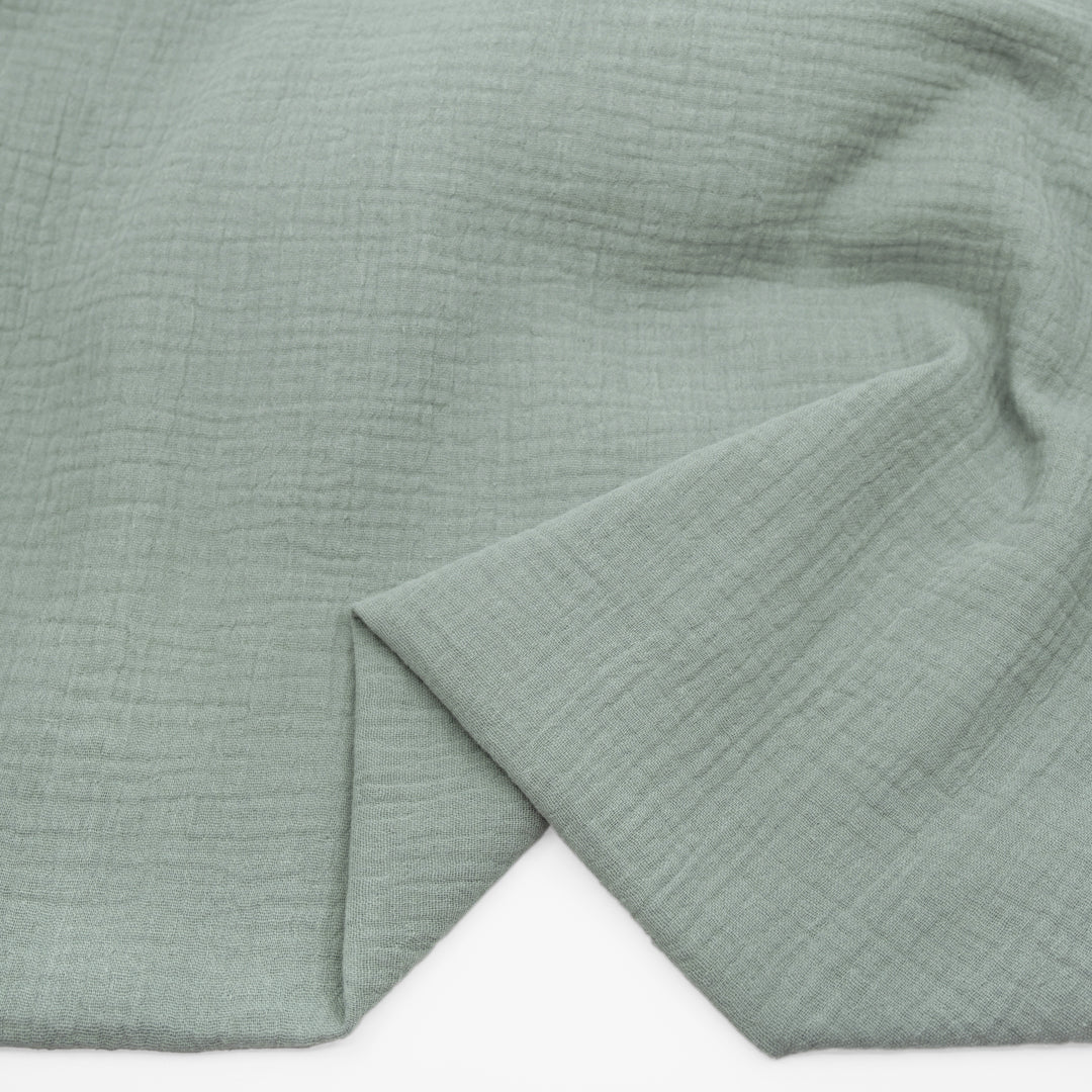 Organic Cotton Double Gauze - Mist - Image 2