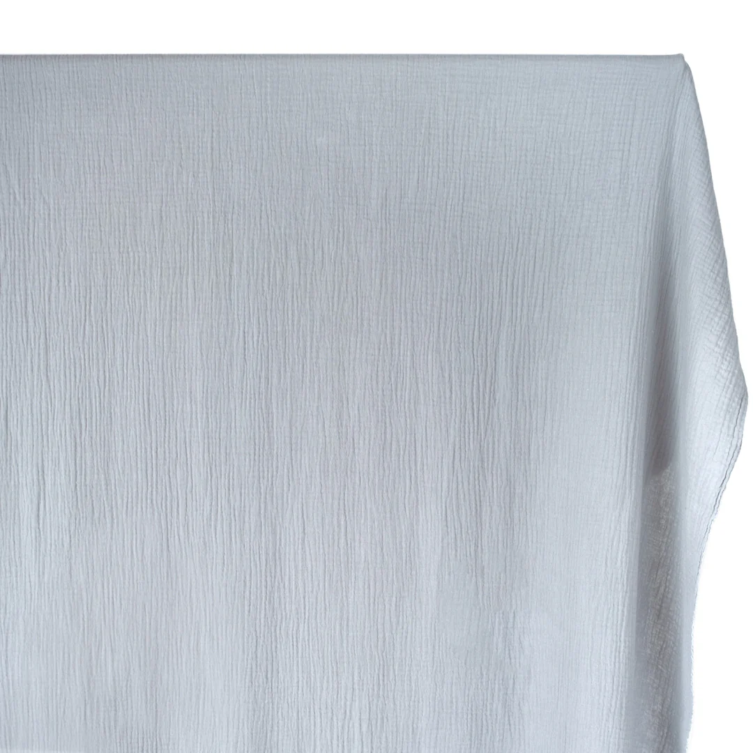 Organic Cotton Double Gauze - Powder Blue - Image 2