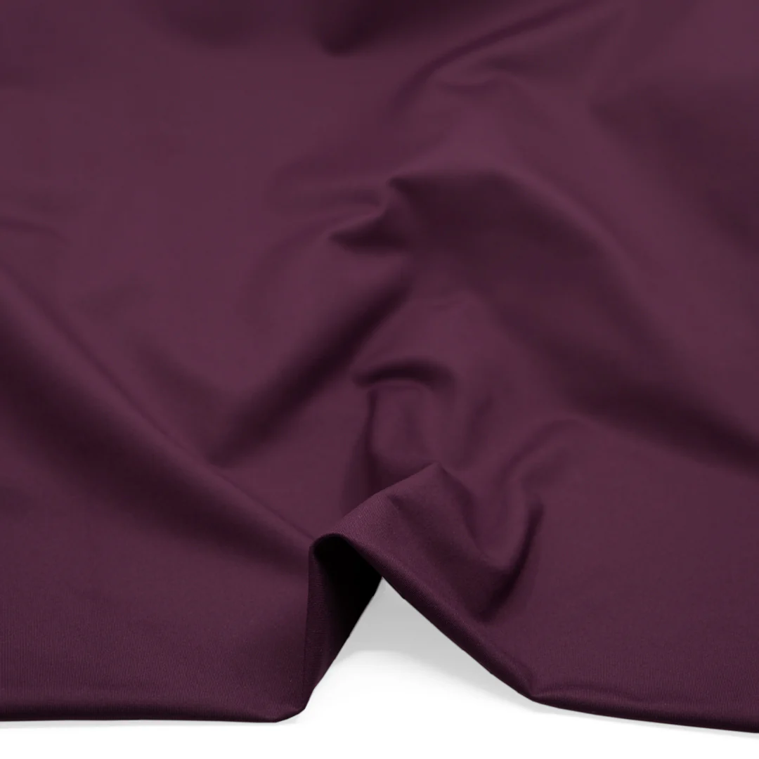 Peachy Recycled Poly Athletic Knit - Currant - Image 2
