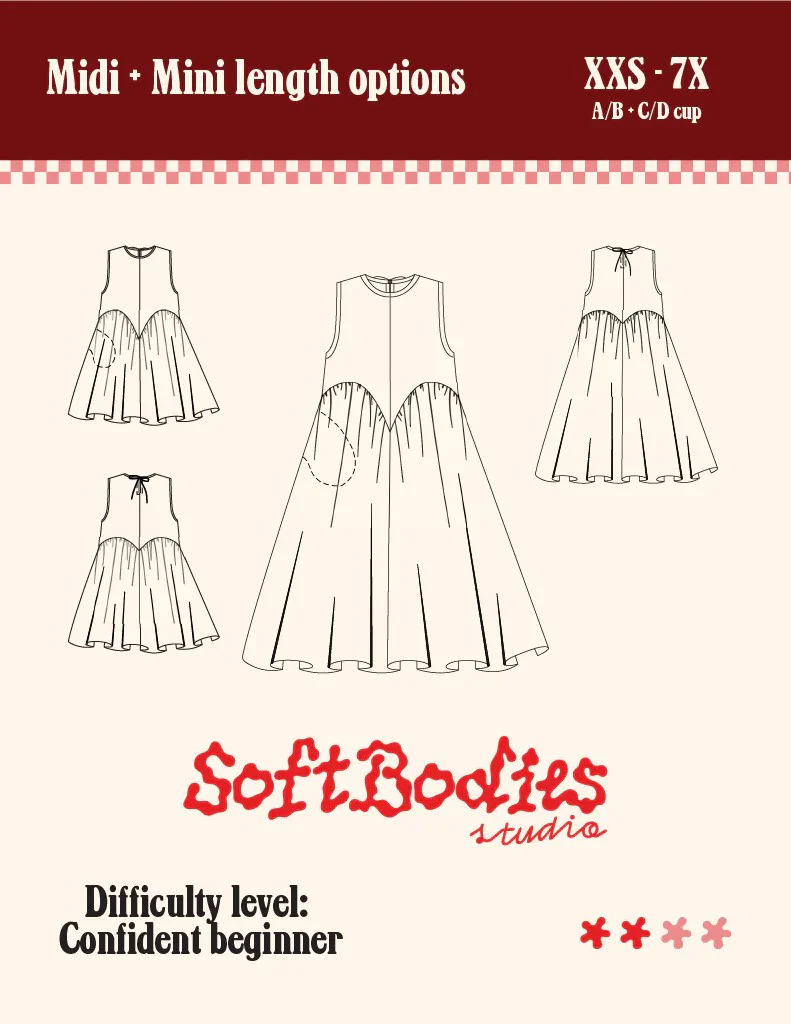 Petal Dress - Soft Bodies Studio - PDF Download - Image 2