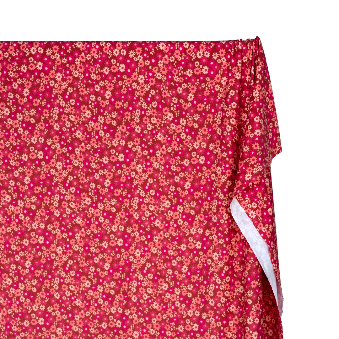 Petal Patch Recycled Nylon Swim Tricot - Paprika/Raspberry - Image 4