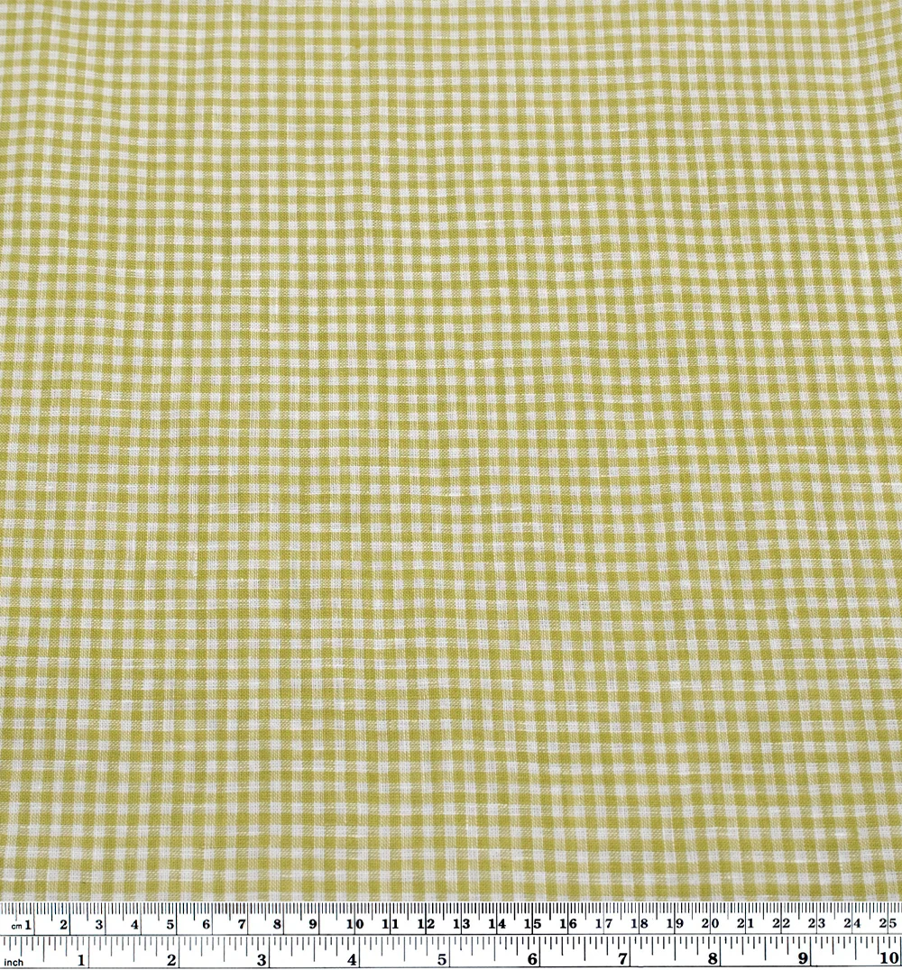 Petite Gingham Linen - Mojito - Image 3
