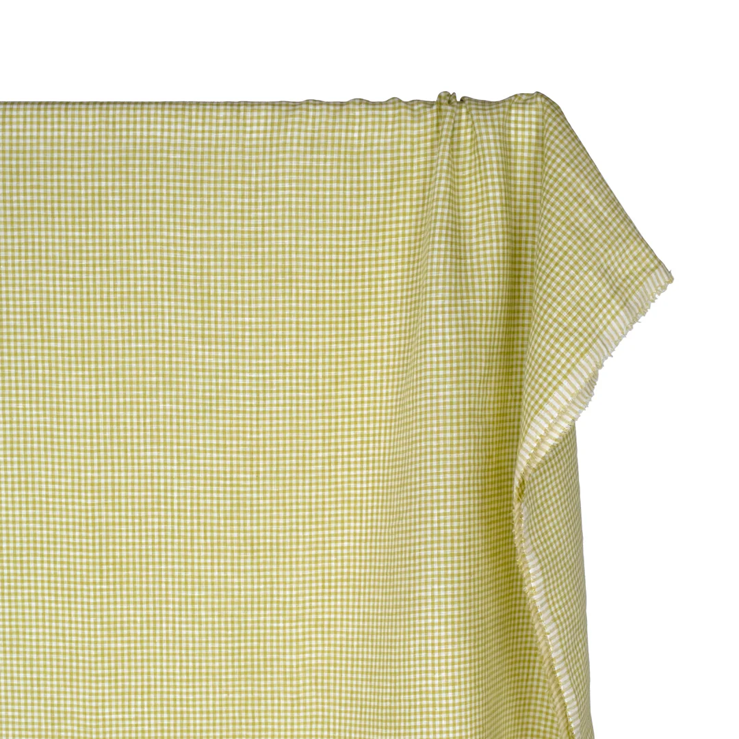 Petite Gingham Linen - Mojito - Image 4