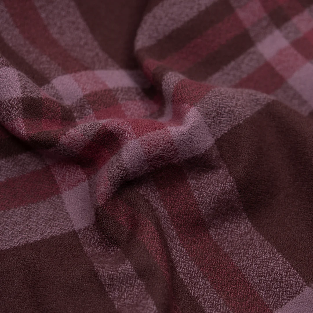 Plaid Cotton Flannel - Zinfandel