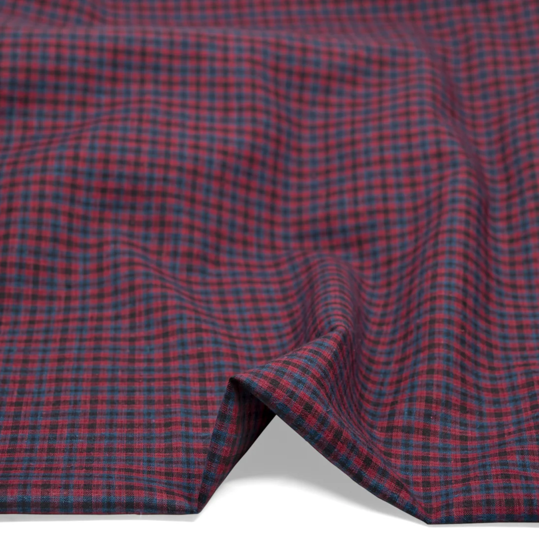 Plaid Hemp Soy Blend - Berry Bush - Image 2