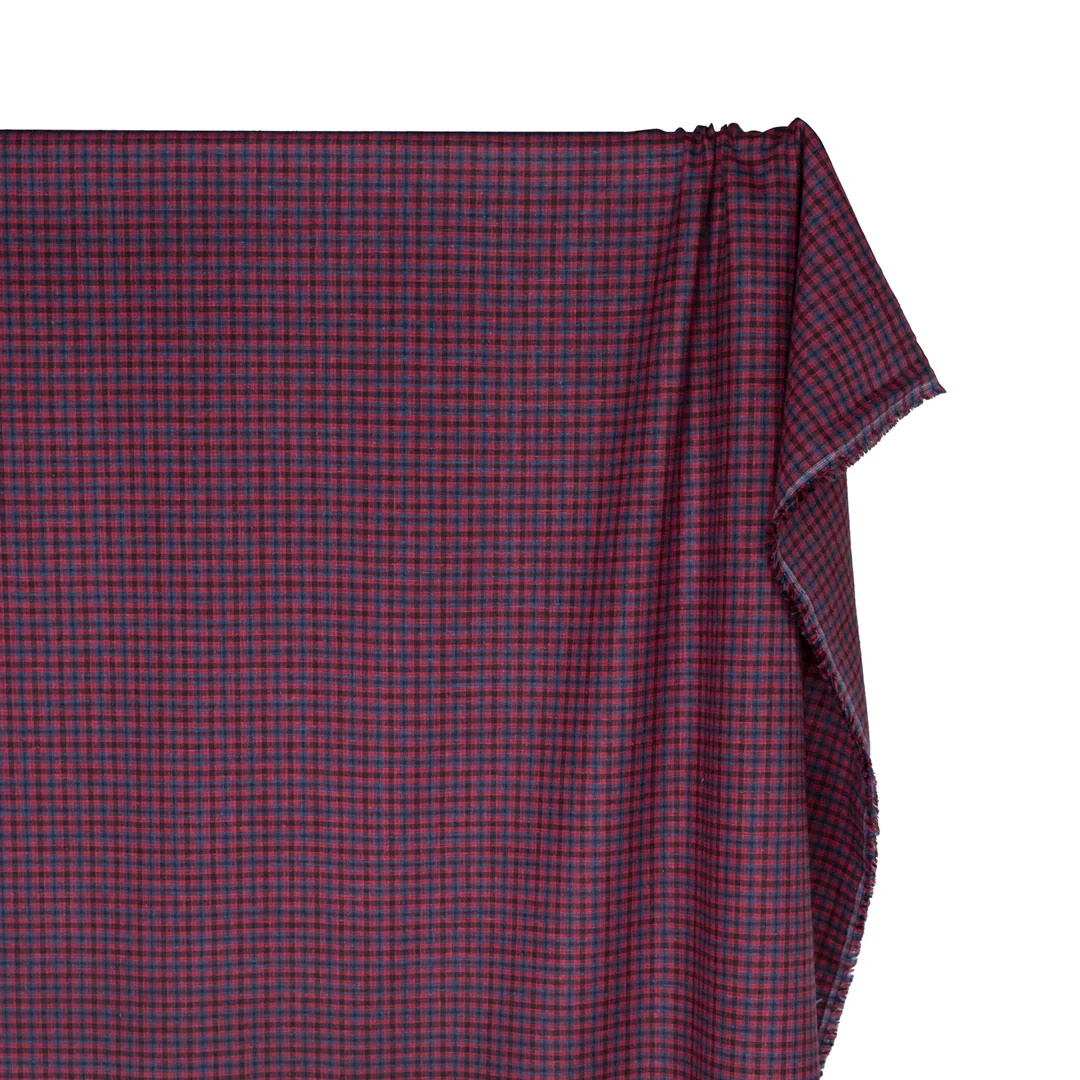Plaid Hemp Soy Blend - Berry Bush - Image 4