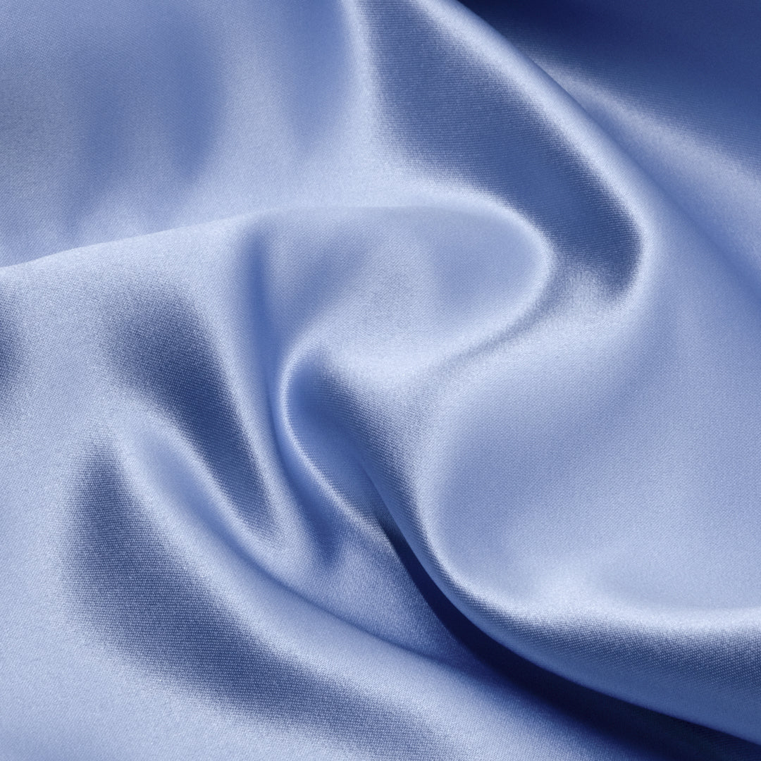 Polished Midweight Poly Satin - Powder Puff