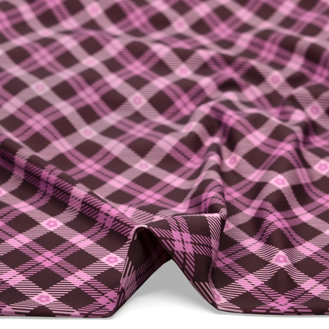 Preppy Posy Recycled Nylon Swim Tricot - Dusty Mauve/Candy Floss - Image 2