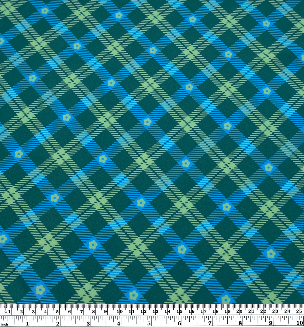 Preppy Posy Recycled Nylon Swim Tricot - Lake/Cerulean - Image 3