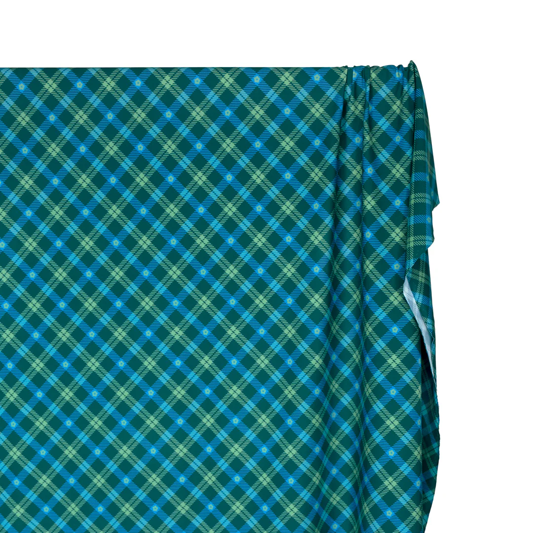Preppy Posy Recycled Nylon Swim Tricot - Lake/Cerulean - Image 4