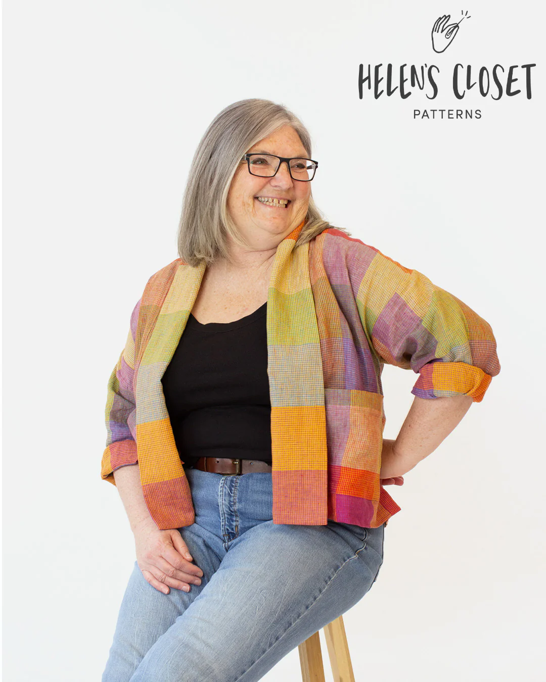 Prism Check Yarn-Dyed Linen - Rainbow - Image 7
