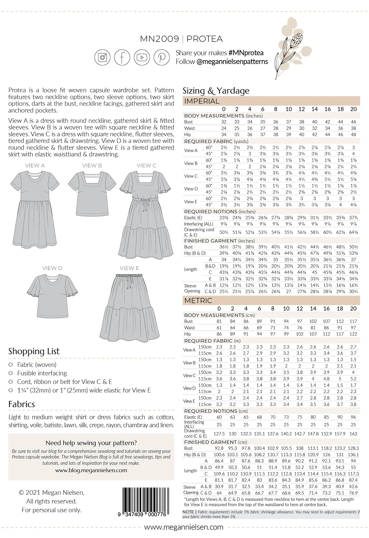 Protea Capsule Wardrobe - Megan Nielsen - Image 21