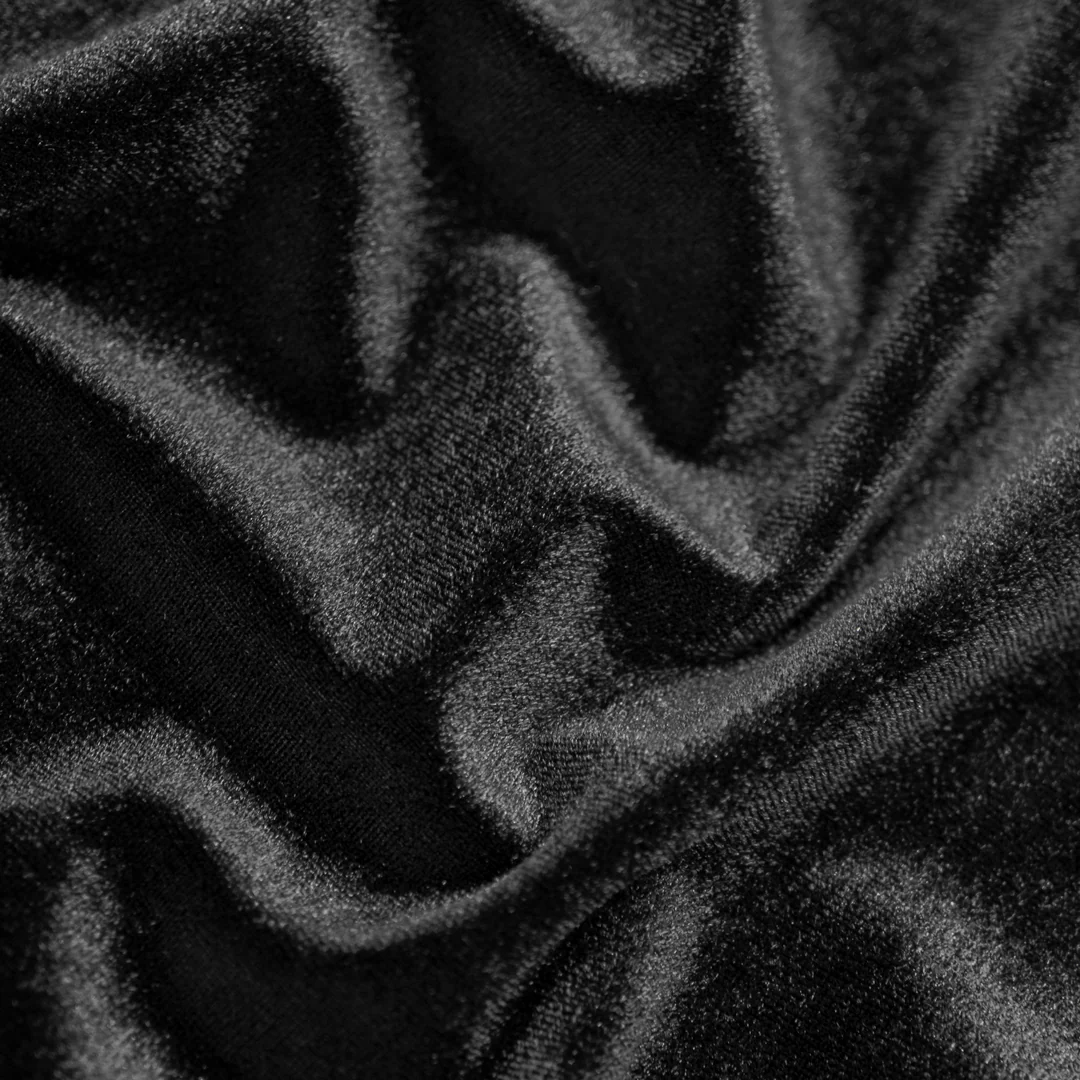 Radiant Stretch Velvet - Black