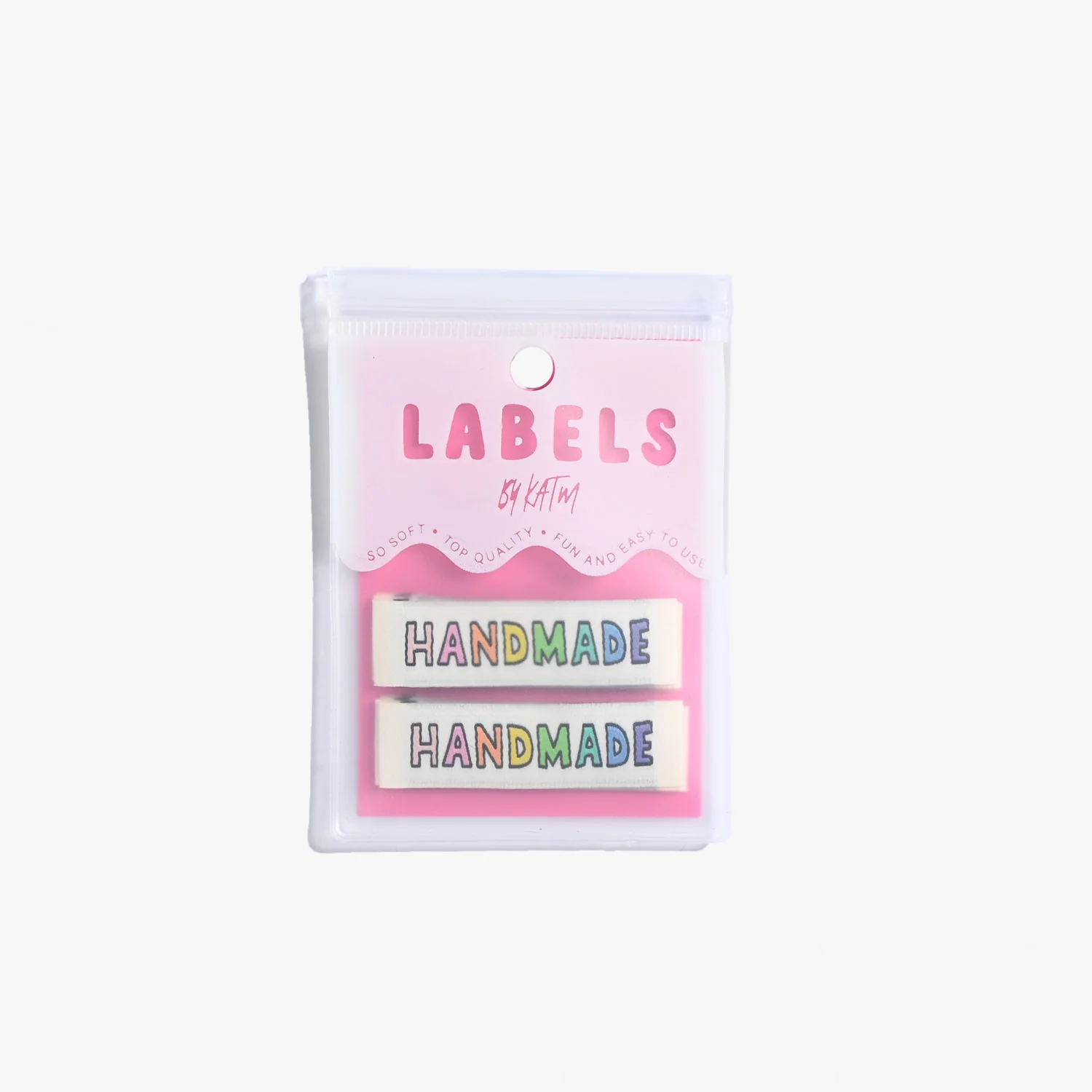 Rainbow HANDMADE Woven Labels - Image 2