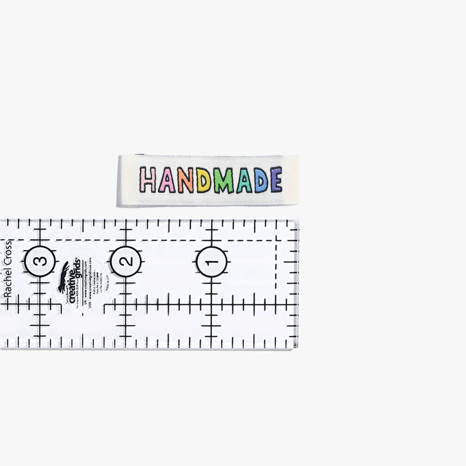 Rainbow HANDMADE Woven Labels - Image 3