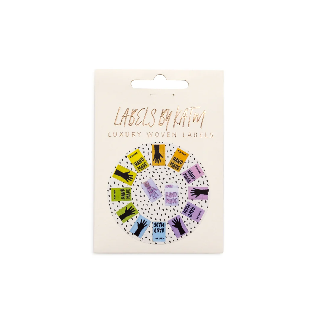RAINBOW MINI HANDS Woven Labels - Image 2