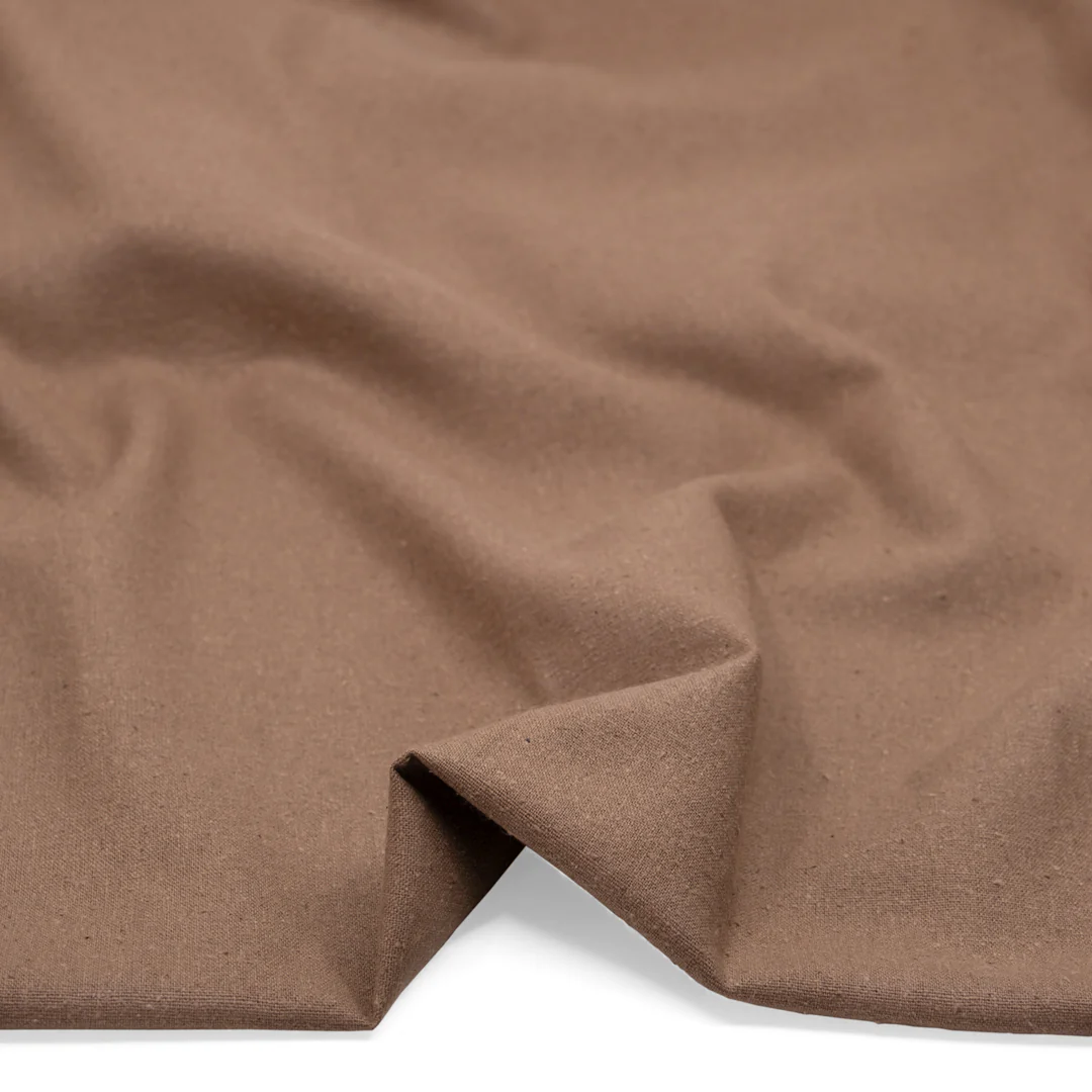 Raw Silk Noil - Mouse - Image 2