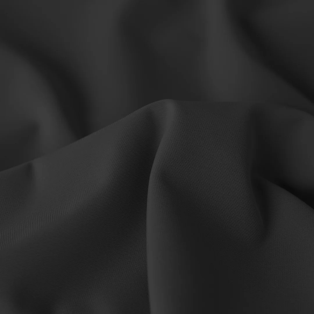 Recycled Nylon Swim Lining - Black - Image 2