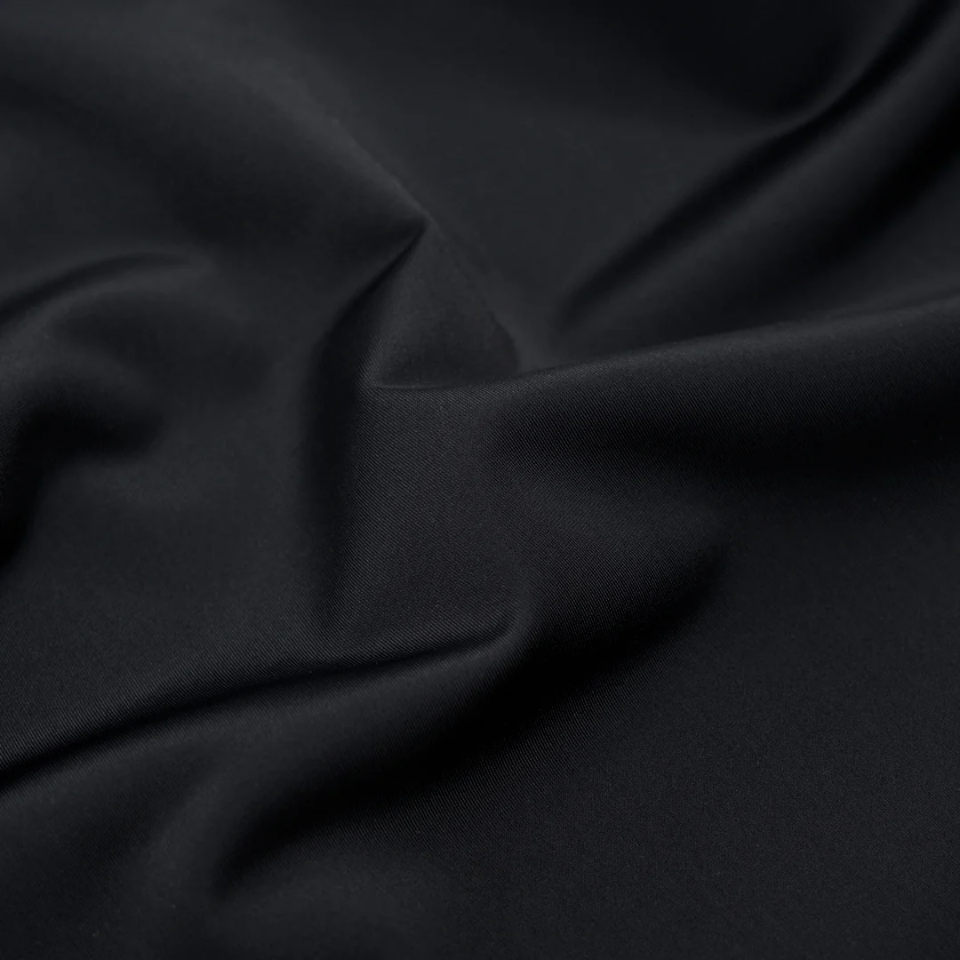 Recycled Nylon Swim Tricot - Black