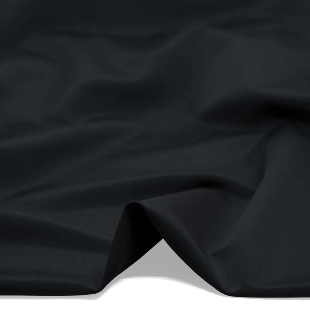 Recycled Nylon Swim Tricot - Black - Image 2