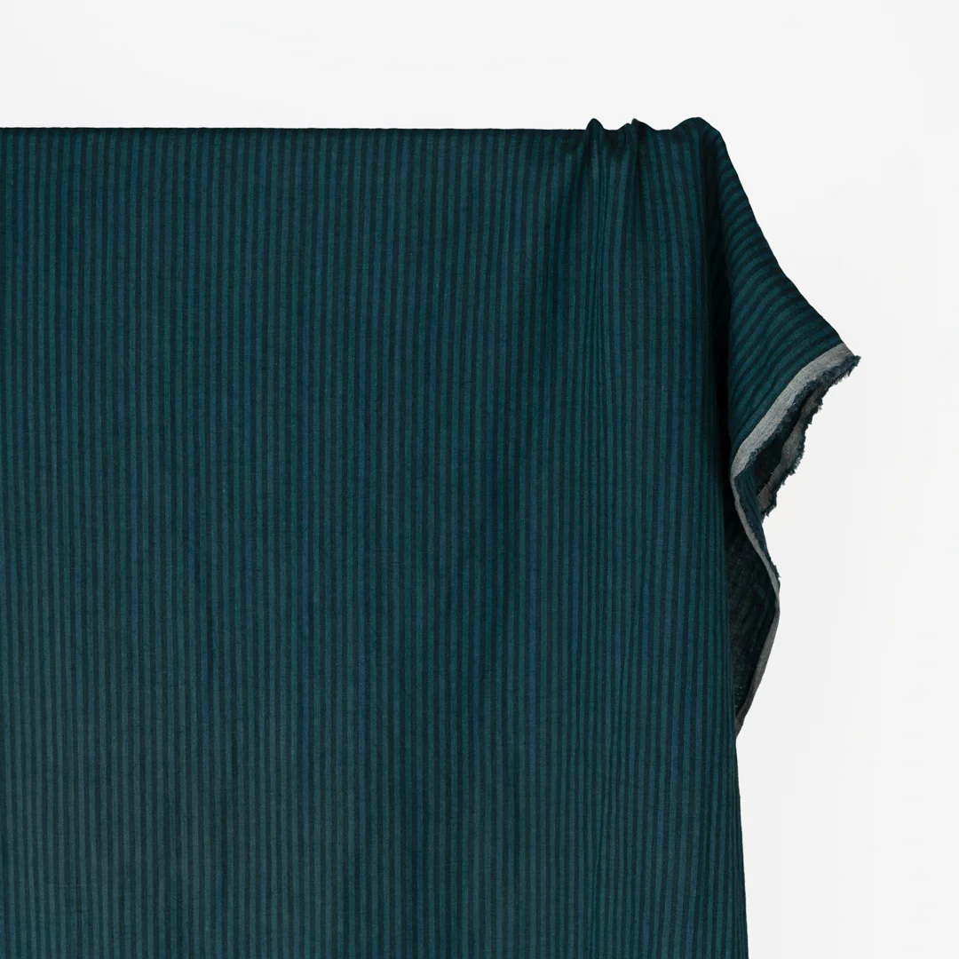 Ribbon Stripe Soft Washed Linen - Bejeweled - Image 3