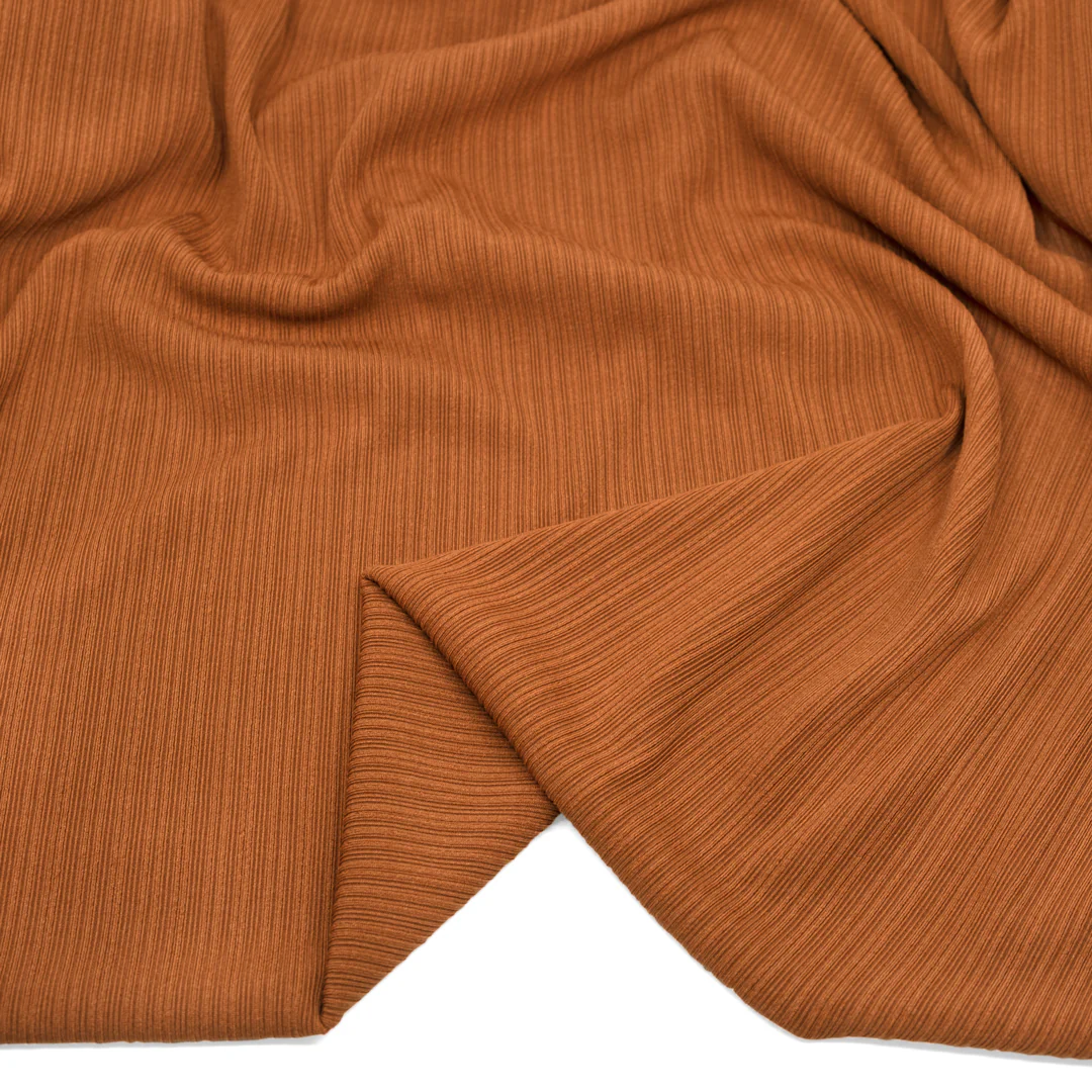 Ripple Rib Knit - Caramel - Image 2