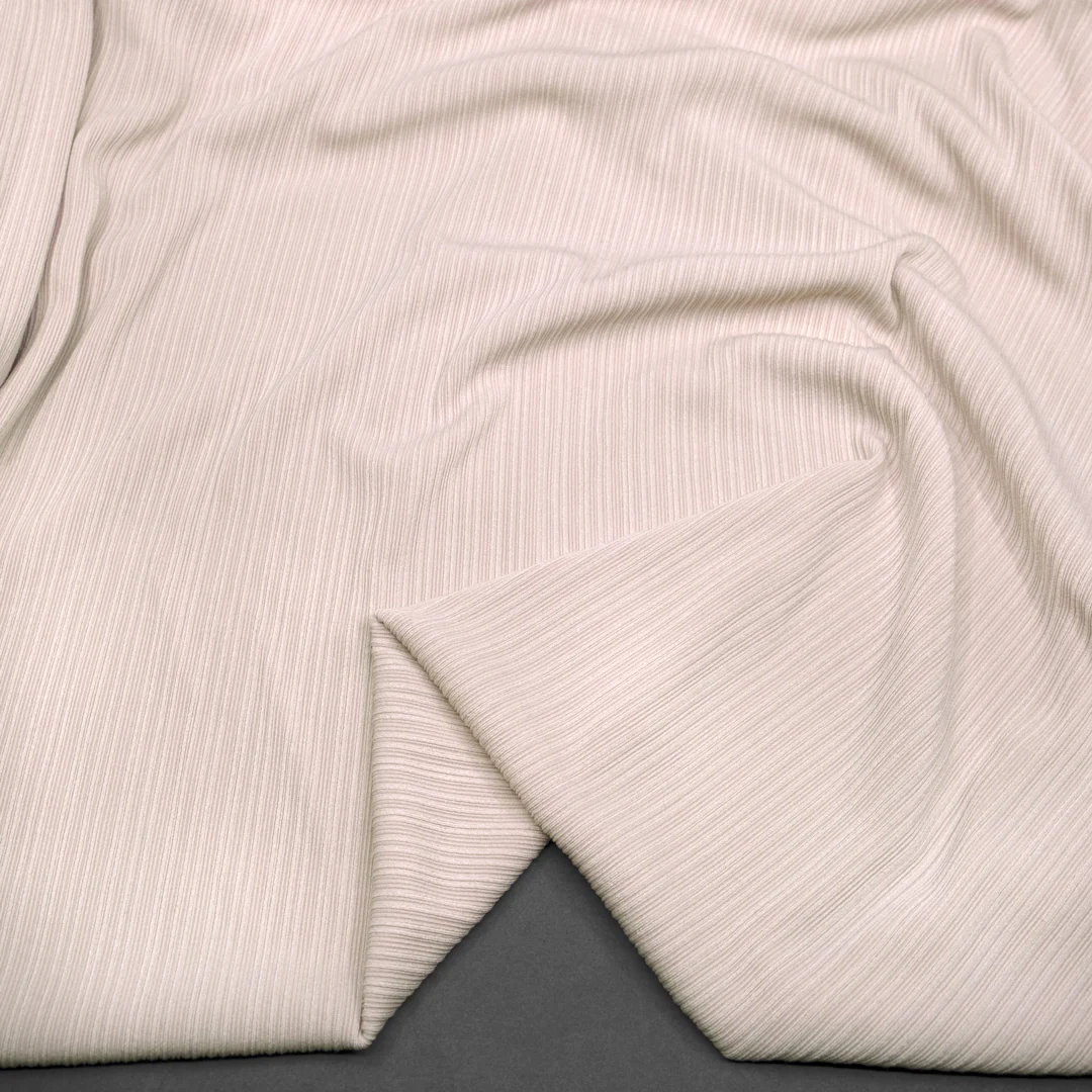 Ripple Rib Knit - Ecru - Image 2