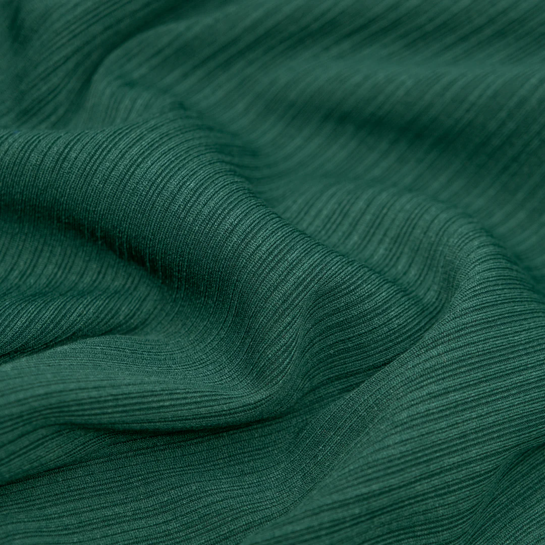 Ripple Rib Knit - Pine