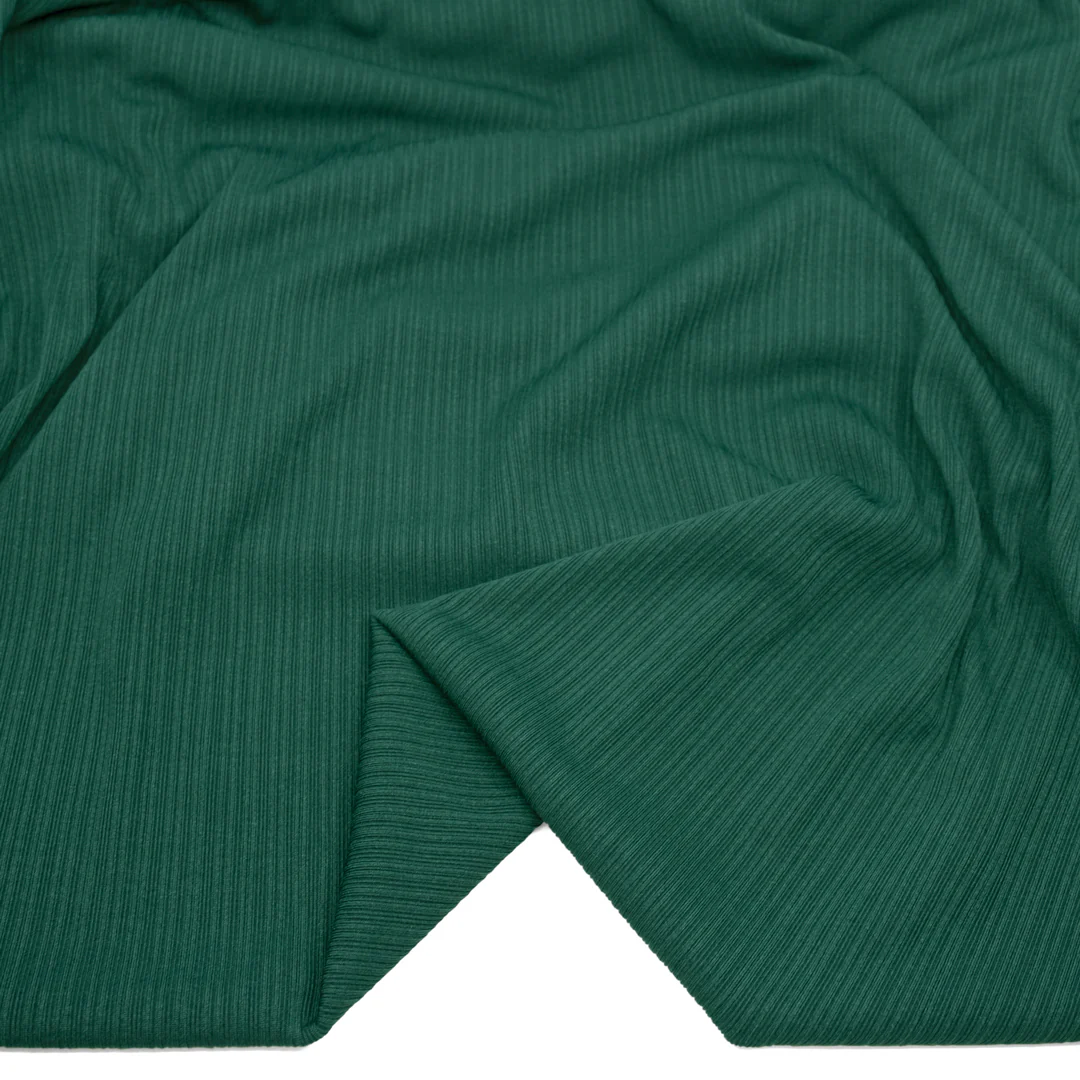 Ripple Rib Knit - Pine - Image 2