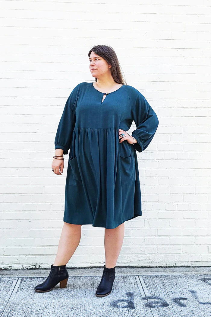 Romey Gathered Dress & Top, Curvy Fit - Sew House Seven - Image 3