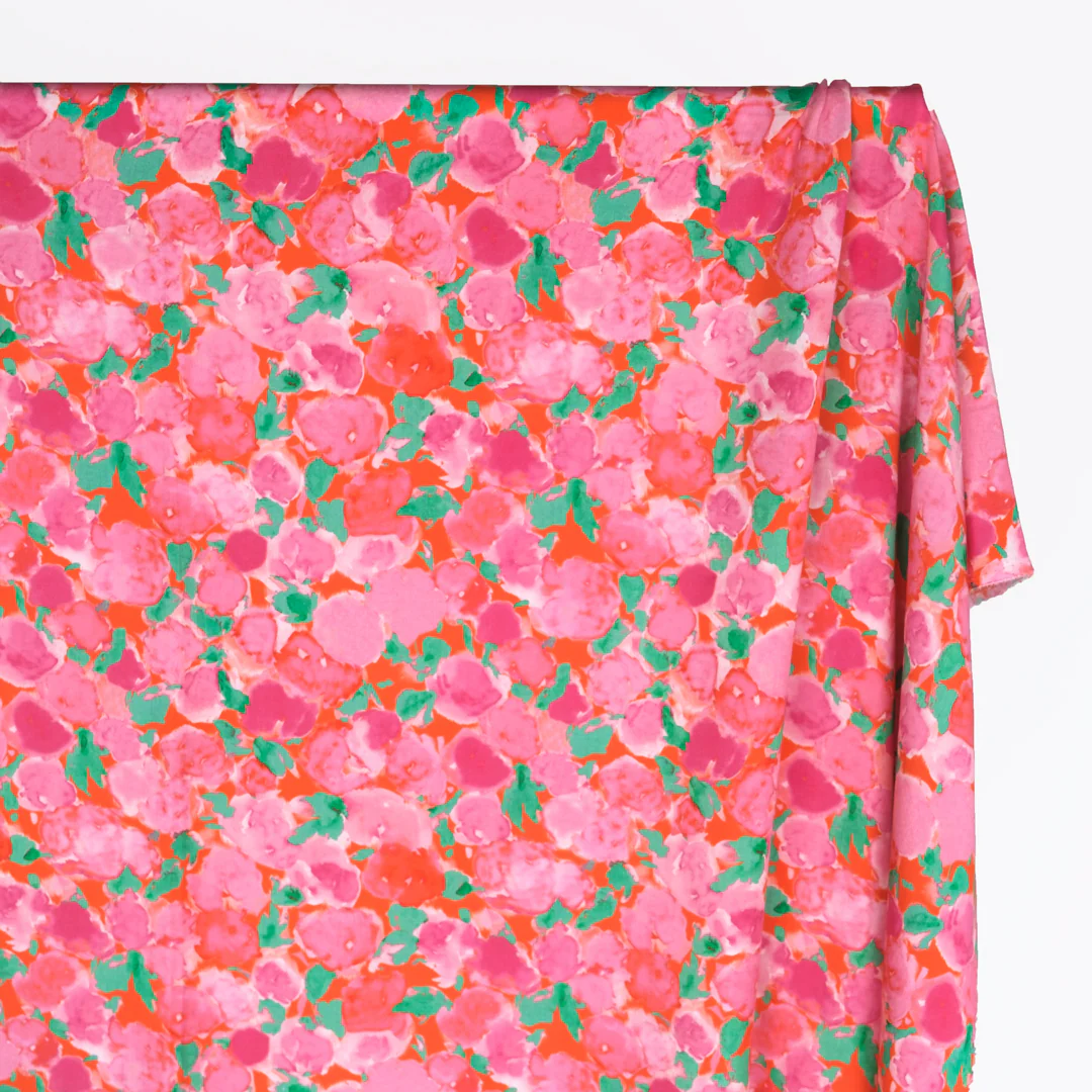 Rosewater TENCEL™ Lyocell Twill - Firecracker/Pink - Image 3